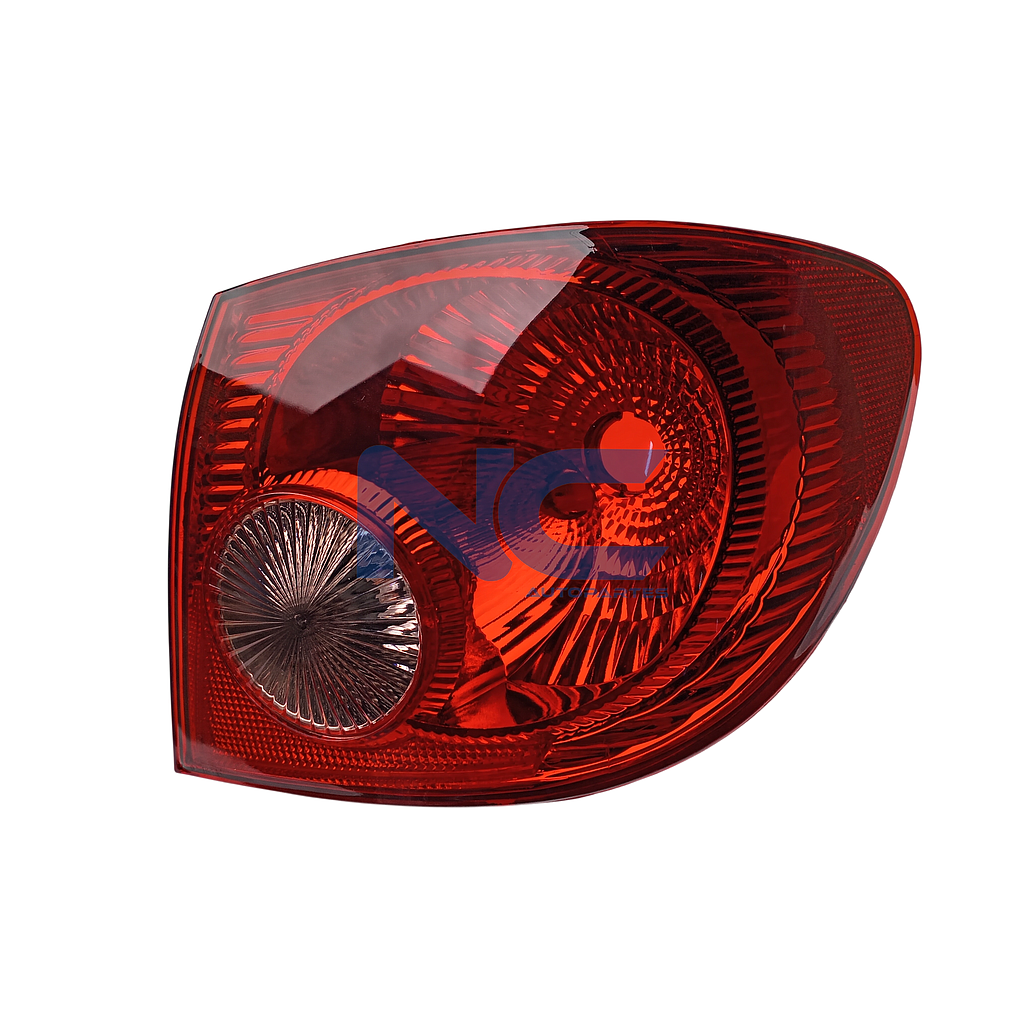 FARO POST DER ROSADO C/SOCKET C/BOMBILLO