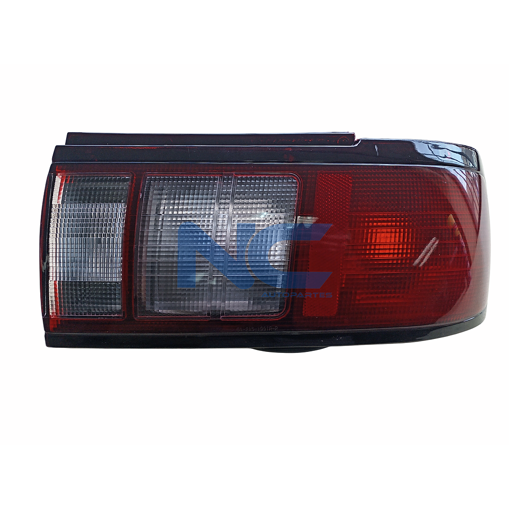 FARO POST DER ROJO BLANCO-BLANCO