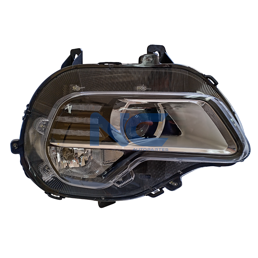 FARO DEL DER CROMADO C/LED