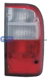 FARO POST DER ROJO/BLANCO